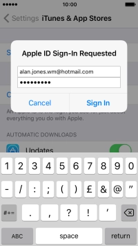 Press Sign In.