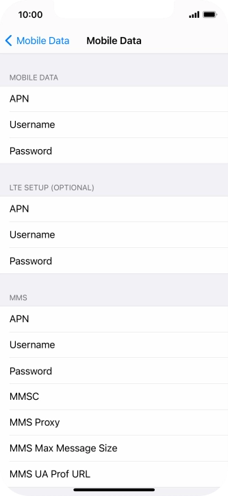 Press APN and key in mms.vodafone.net.