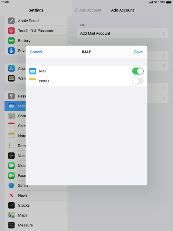 Press Save. Your email account has now been set up. To select more settings for incoming and outgoing server, proceed with the following steps.