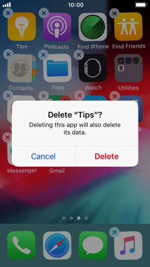Press Delete. Press Delete.