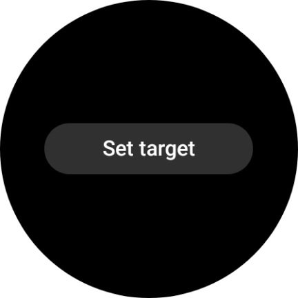 Press Set target.