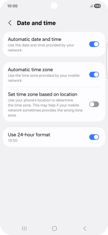 Press the Home key to return to the home screen. Press the Home key to return to the home screen.