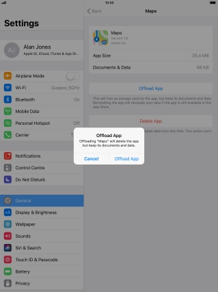 Press Offload App. Press Offload App.