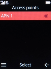 Press the Left selection key. Press the Left selection key.