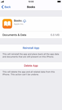 Press the Home key to return to the home screen.