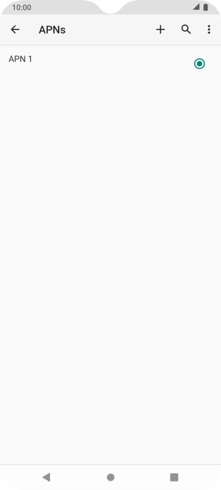 Press the add icon.