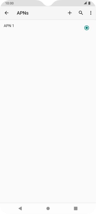 Press the add icon.