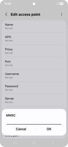Key in http://pxt.vodafone.net.au/pxtsend and press OK.