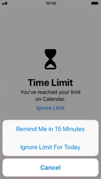 Press the required setting. Press the required setting.