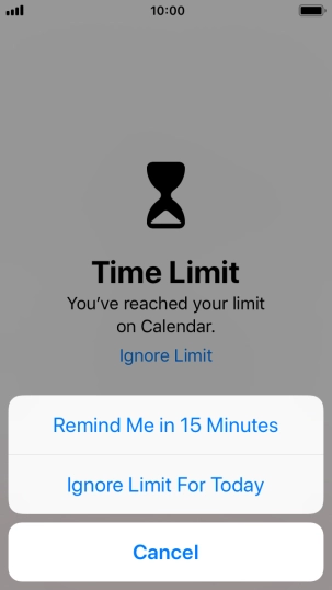 Press the required setting. Press the required setting.