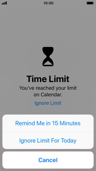 Press the required setting. Press the required setting.