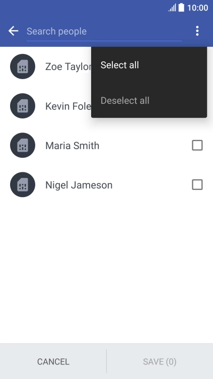 Press Select all.