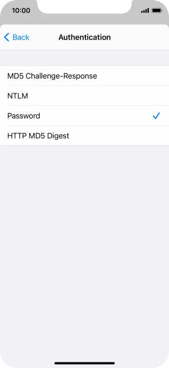 Press Password.