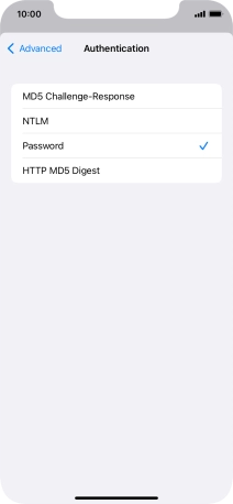 Press Password.