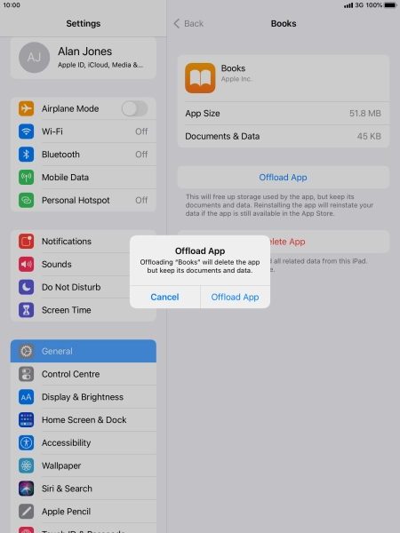 Press Offload App. Press Offload App.