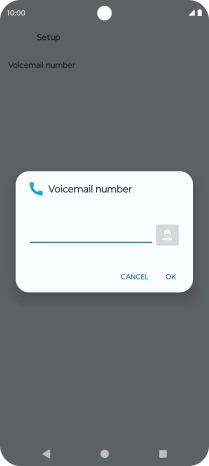 Key in +61414121121 and press OK.