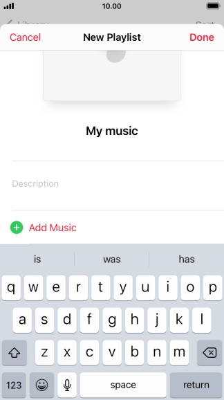 Press Add Music.