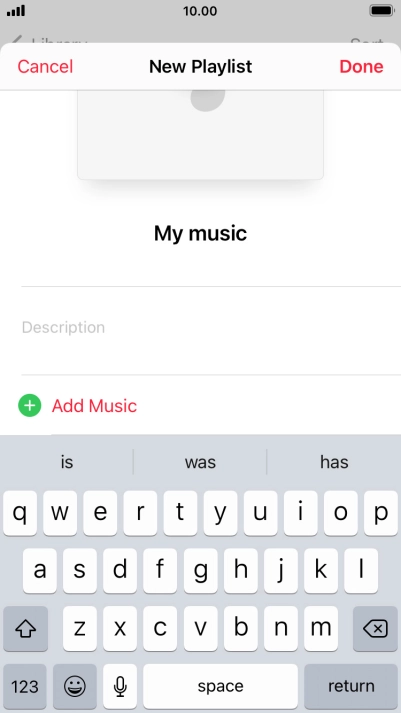 Press Add Music.