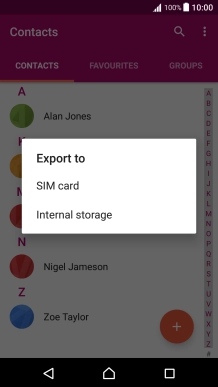 Press SIM card.
