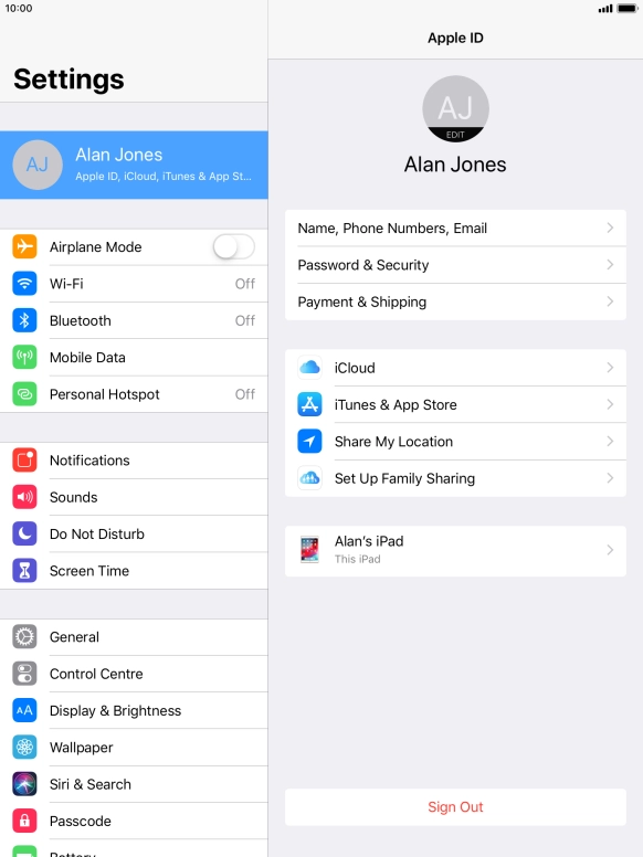 Press the Home key to return to the home screen.