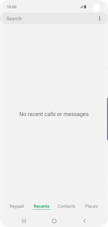 Press the menu icon. Press the menu icon.