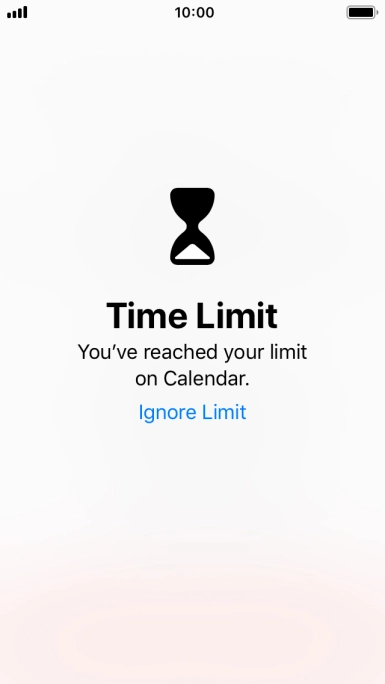 Press Ignore Limit. Press Ignore Limit.