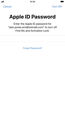 Press Turn Off.