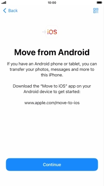 To transfer content to your phone, you need to install the app 