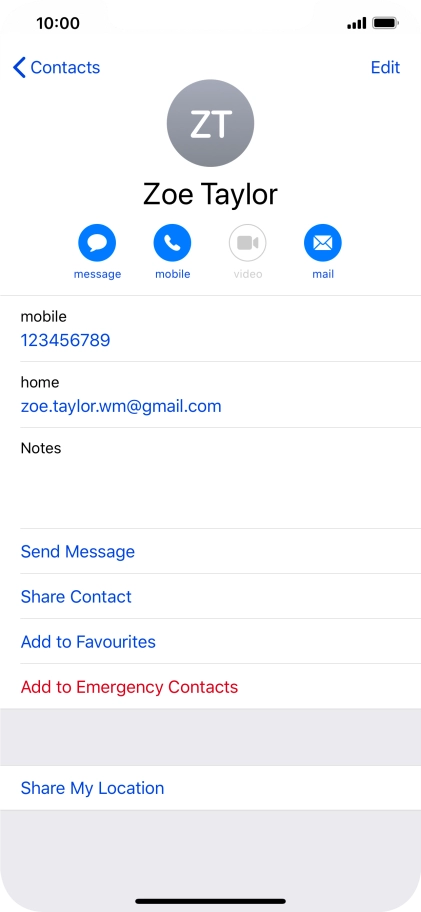 Press the required number.
