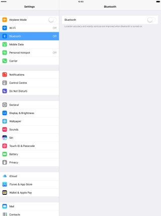 Press the indicator next to Press the indicator next to