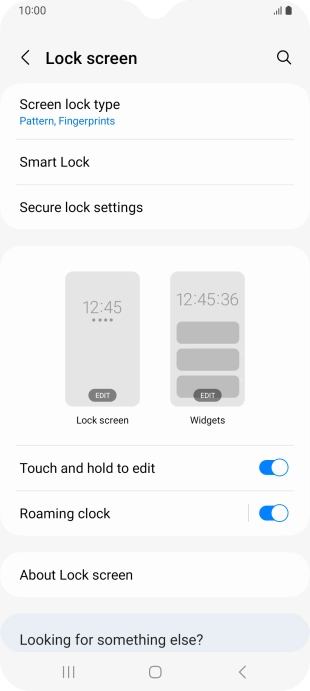 Press Screen lock type and key in the additional phone lock code you created earlier. Press Screen lock type and key in the additional phone lock code you created earlier.