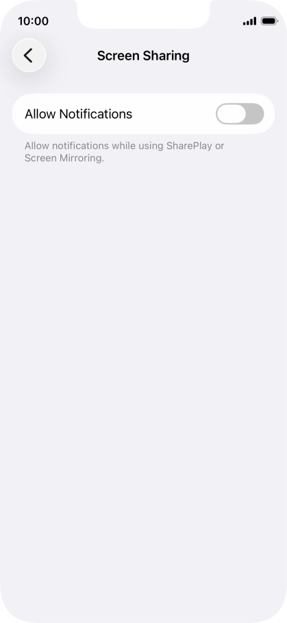 Press the indicator next to Press the indicator next to