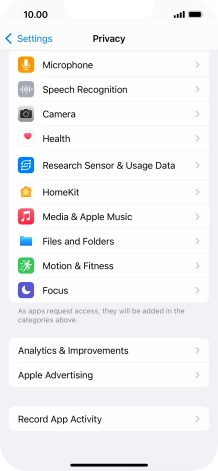 Press Record App Activity.