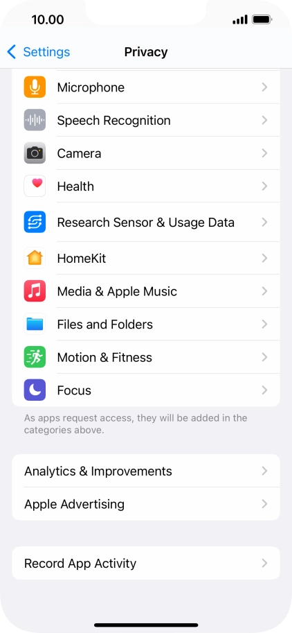 Press Record App Activity.