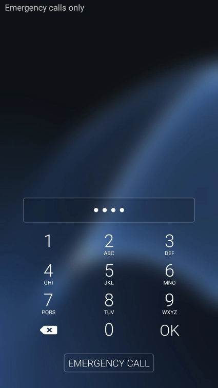 If you're asked to key in your PIN, do so and press OK.