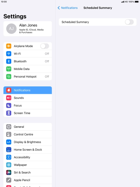 Press the indicator next to Press the indicator next to