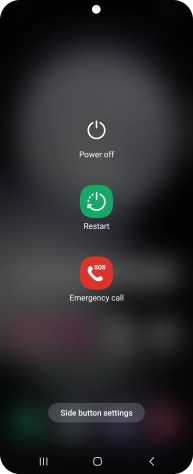 Press Power off.