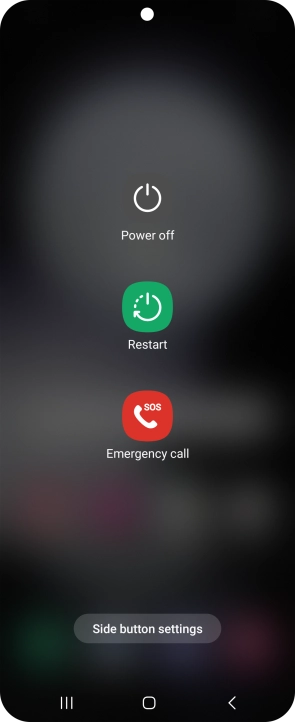 Press Power off.