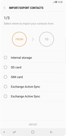 Press SIM card.