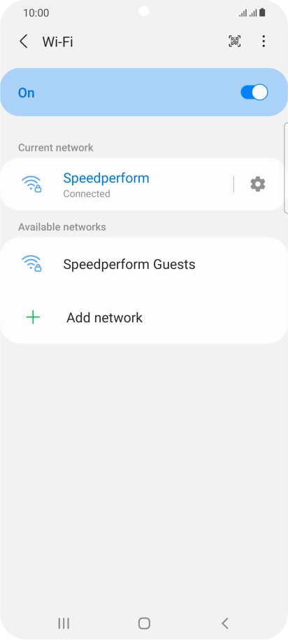 Press the Home key to return to the home screen. Press the Home key to return to the home screen.
