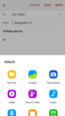 Press My Files and go to the required folder.