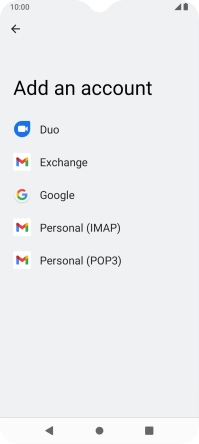 Press Google.