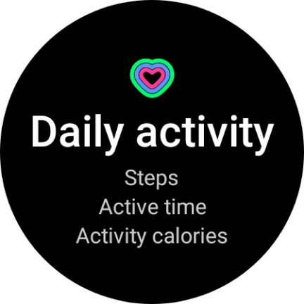 Press the required widget to open it.