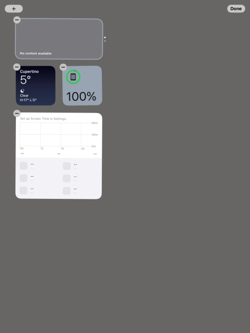 Press the add icon.
