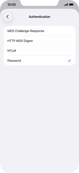 Press Password.