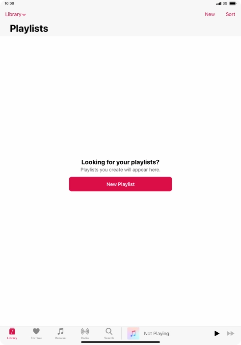 Press New Playlist.