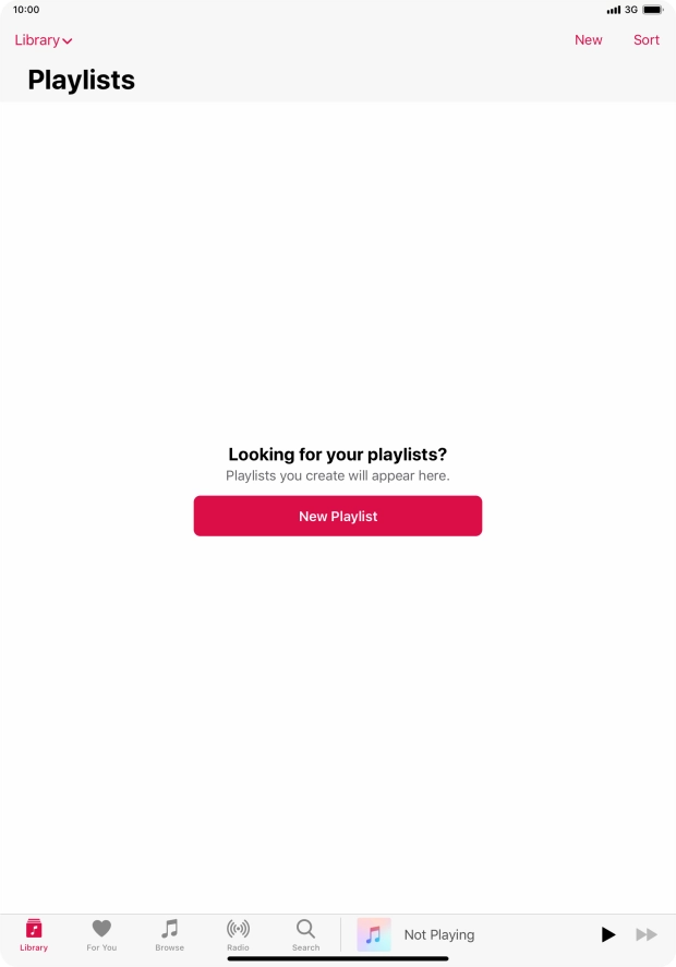 Press New Playlist.