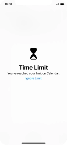Press Ignore Limit.