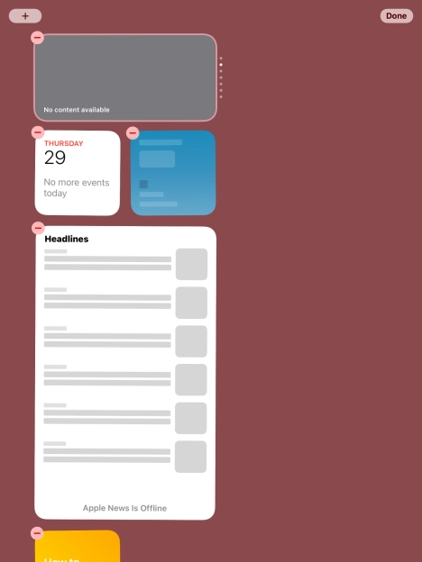 Press the add icon.