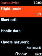 Select Mobile data.